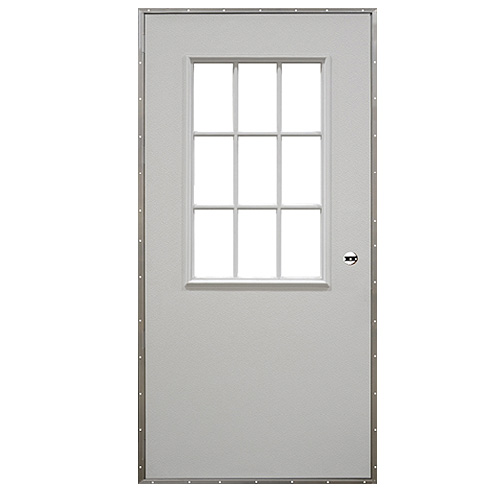 9 Lite/Cottage Out-Swing Door|Mobile Home Exterior Door

