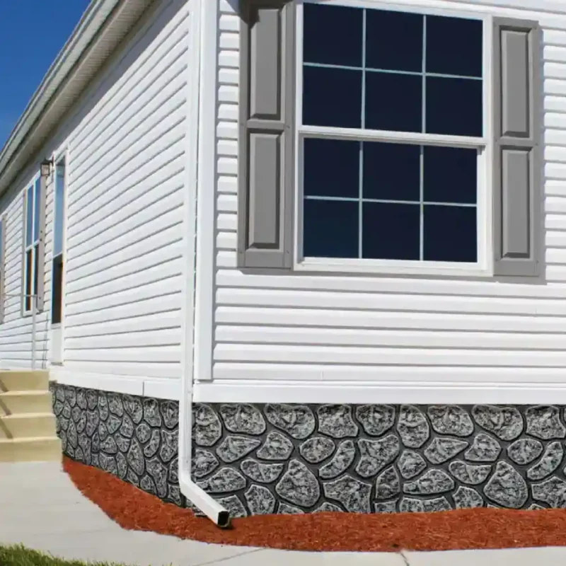 Mobile Home Rock Skirting