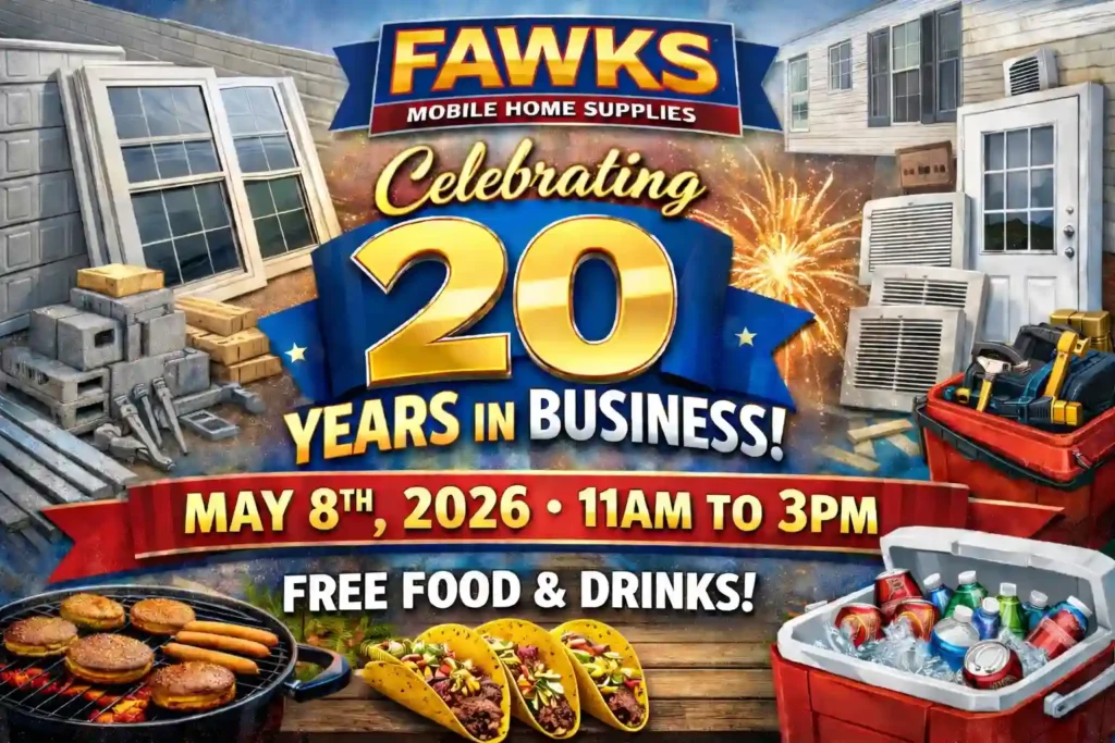 Fawks Mobile Home Supplies 20 Years