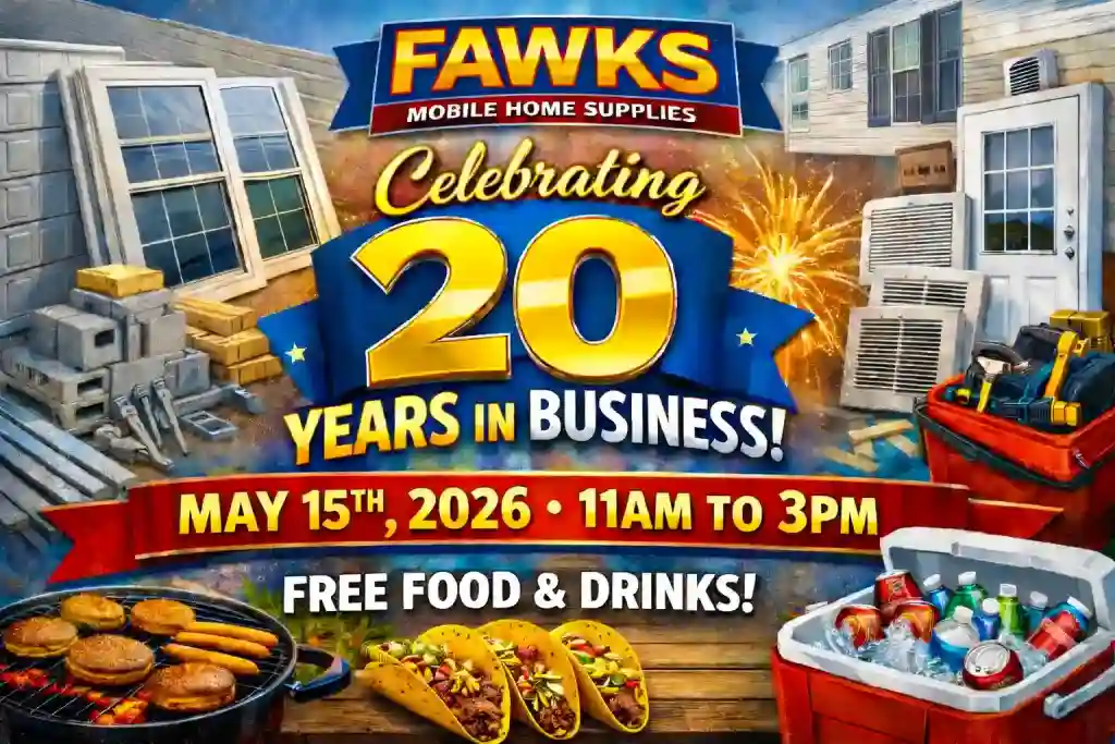 Fawks Mobile Home Supplies 20 Years
